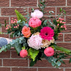 Bouquet de fleurs fête des mères doux